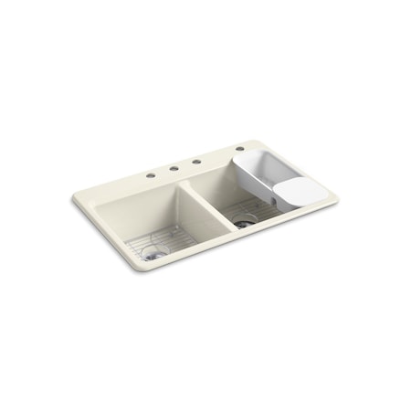 Kohler Riverby Double Equal Top Mount Sink 8679-4A2-96